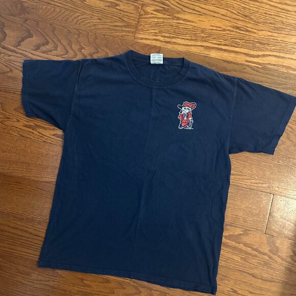 Ole Miss Colonel Reb Comfort Colors Tee T-Shirt Size Large Collegiate - Picture 3 of 14